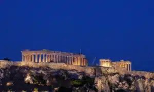 Atenas nocturna partenon