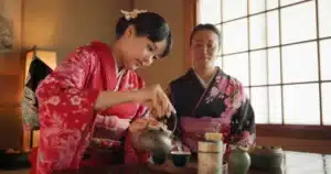 Ceremonia del té, Kyoto, Japón