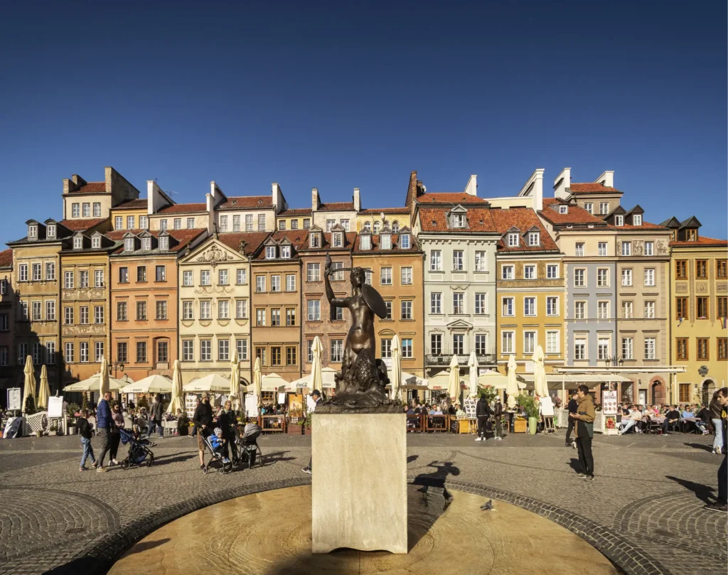 Plaza del Mercado del casco antiguo de Varsovia